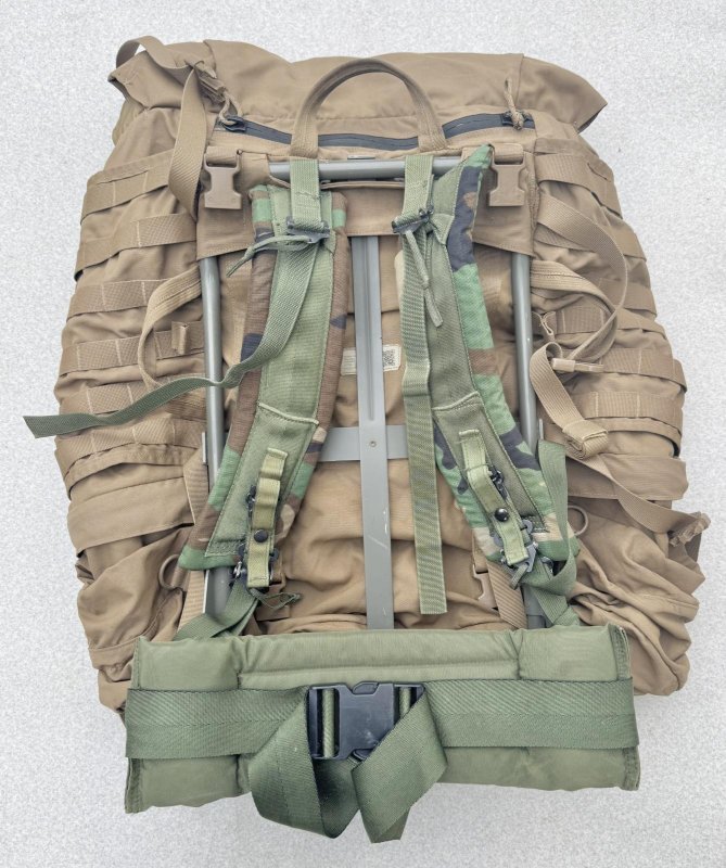 画像7: 米軍海兵隊実物  USMC PACK FILBE  メインパック ハーネス コヨーテ (7)