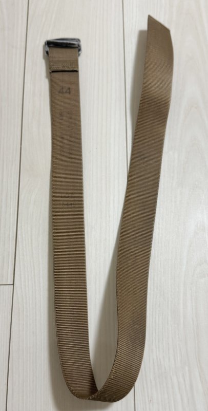 画像1: 米軍実物　BDUベルト　ブラウン　110cm (1)
