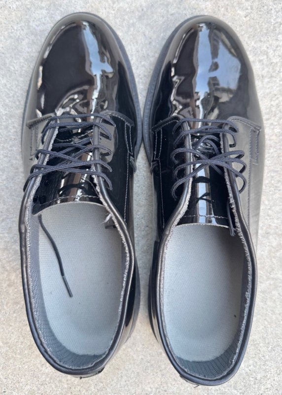 画像2: 米軍実物 ALTAMA アルタマ SERVICE SHOES サービスシューズ オフィサーシューズ アメリカ製 (2)