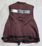 画像9: 米軍実物 LIFE RESERVER VEST　ブラウン　M (9)