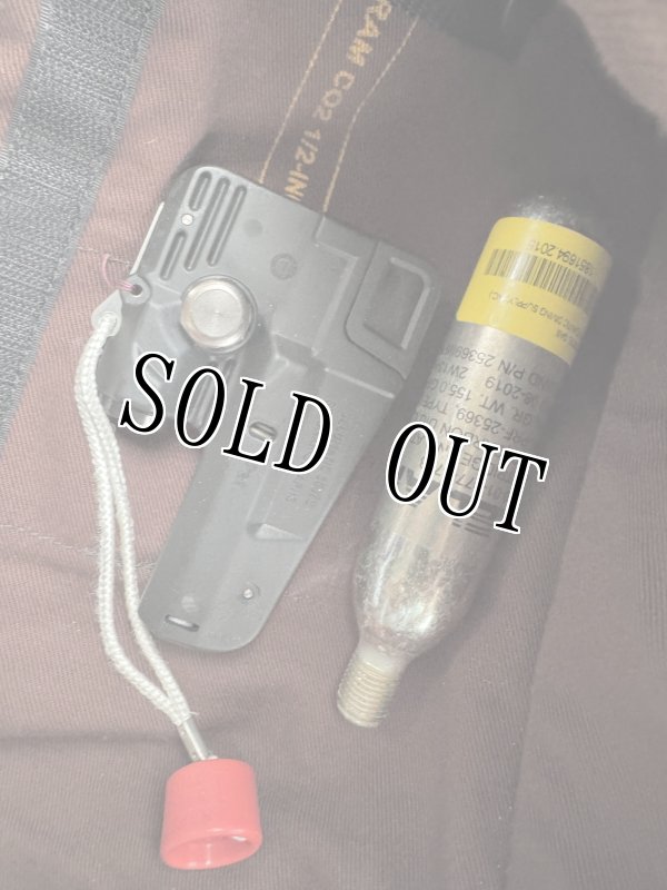 画像12: 米軍実物 LIFE RESERVER VEST　ブラウン　M (12)