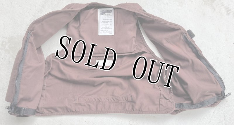 画像11: 米軍実物 LIFE RESERVER VEST　ブラウン　M (11)