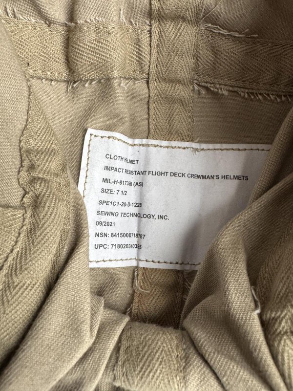 画像9: 米軍実物 HELMETS FLIGHT DECK CREWMAN (9)