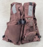 画像15: 米軍実物 LIFE RESERVER VEST　ブラウン　M (15)