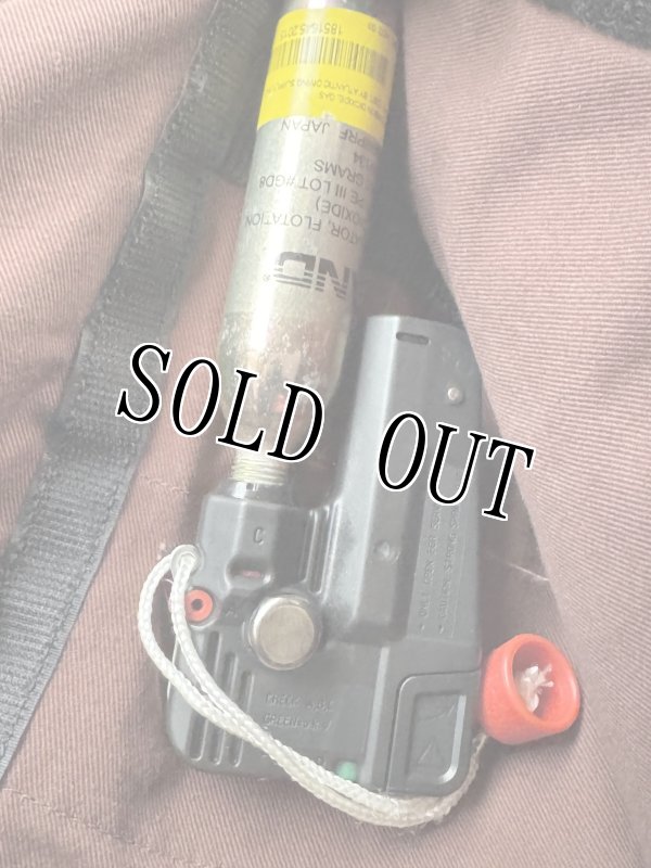 画像19: 米軍実物 LIFE RESERVER VEST　ブラウン　M (19)