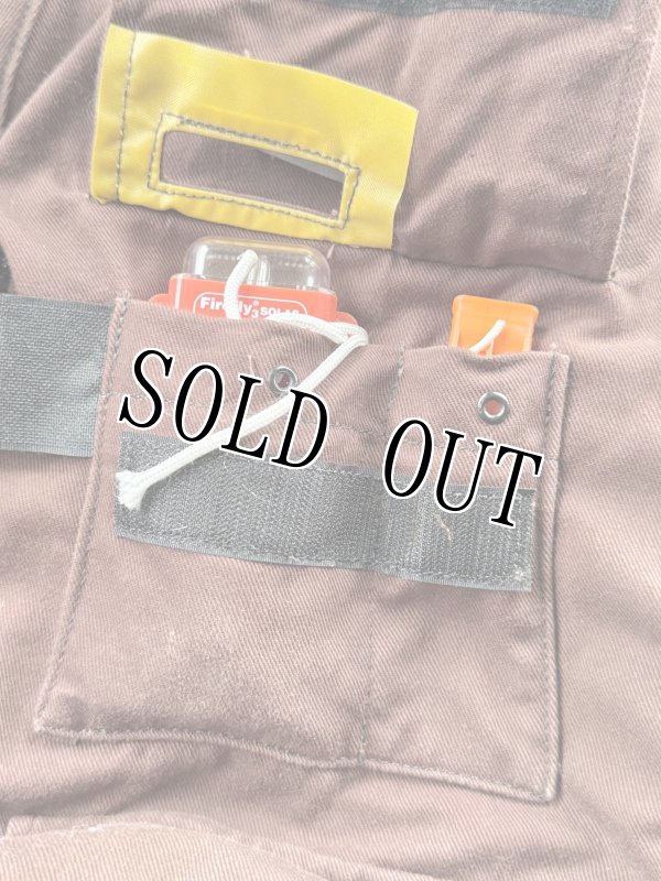 画像18: 米軍実物 LIFE RESERVER VEST　ブラウン　M (18)