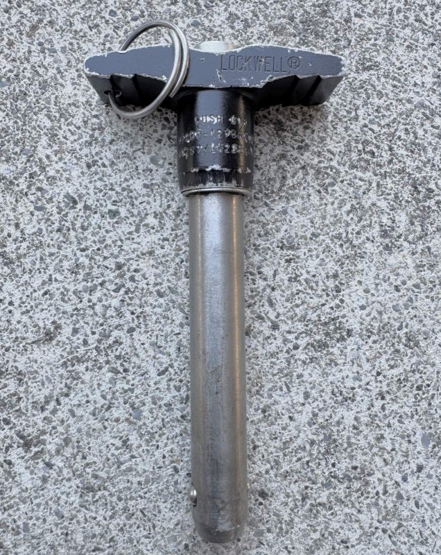 画像1: 米軍実物 HARTWELL LOCKWELL RELEASE PIN Tハンドル (1)