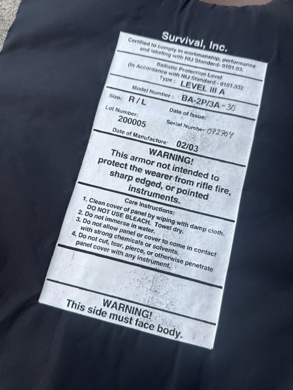 画像12: 米軍放出品 エース アドバンテージ コンポジット ボディアーマーベスト　M〜L (12)