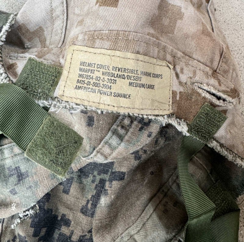 画像24: 海兵隊実物 USMC LWH GENTEX  ライトウェイト ヘルメット　L-3 (24)