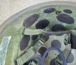 画像25: 海兵隊実物 USMC LWH GENTEX  ライトウェイト ヘルメット　L-3 (25)