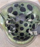 画像17: 海兵隊実物 USMC LWH GENTEX  ライトウェイト ヘルメット　L-3 (17)