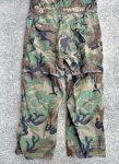 画像5: 米軍実物 迷彩　ウッドランド　メカニックカバーオール　XL (5)
