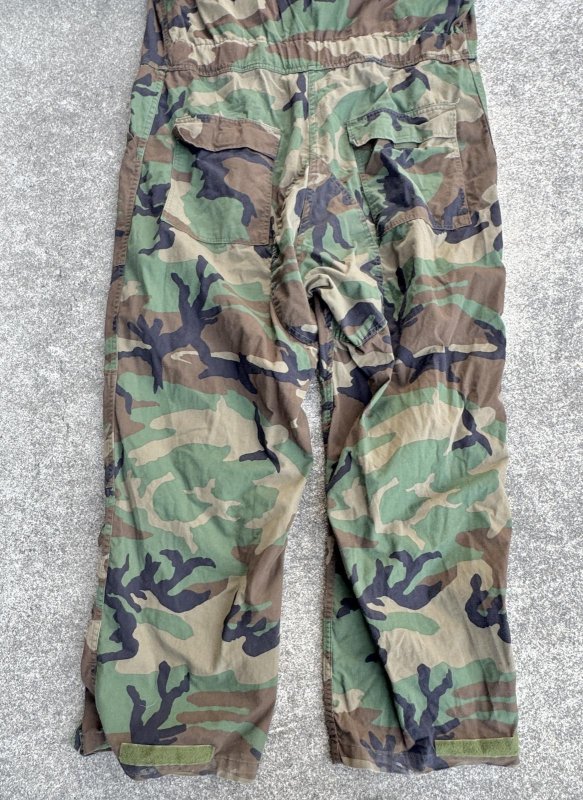 画像5: 米軍実物 迷彩　ウッドランド　メカニックカバーオール　XL (5)