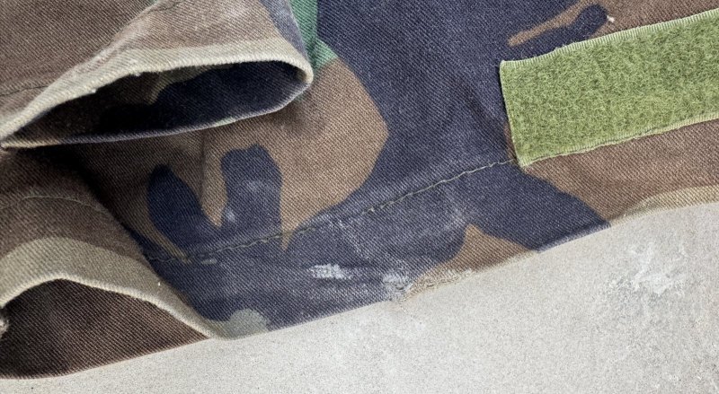 画像8: 米軍実物　ウッドランドカモフラージュ迷彩　メカニックカバーオール　XL (8)