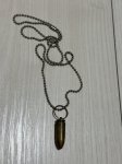 画像1: 米軍実物　アクセサリー弾　ネックレス (1)