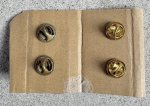 画像4: 米軍実物 ビンテージ US NAVY USMC Corps Medical Shield 襟章ピン (4)