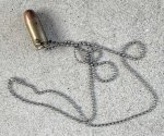 画像1: 米軍実物　アクセサリー弾　ネックレス (1)