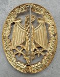 画像3: 米軍実物 米陸軍放出品 ドイツ連邦軍 優秀熟練章 ブロンズ (3)
