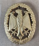 画像1: 米軍実物 米陸軍放出品 ドイツ連邦軍 優秀熟練章 ブロンズ (1)