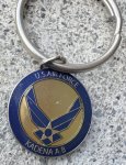 画像2: 米軍放出品 US AIR FOCSES キーホルダー (2)