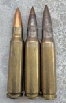 画像2: 米軍実物 7.62mm 空薬莢 薬莢 3個 セット 使用済み 安全品 (2)
