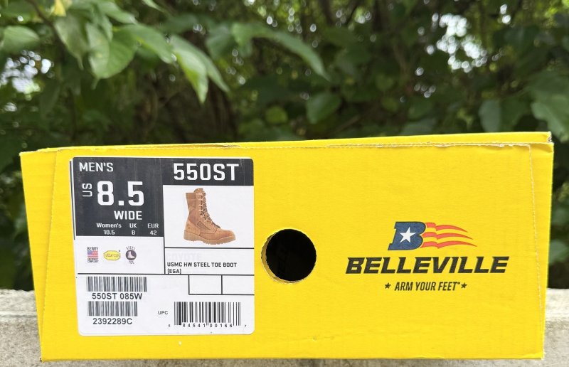 画像13: 米海兵隊実物 Belleville デザートマーパット ブーツ 8.5 W 550ST (13)