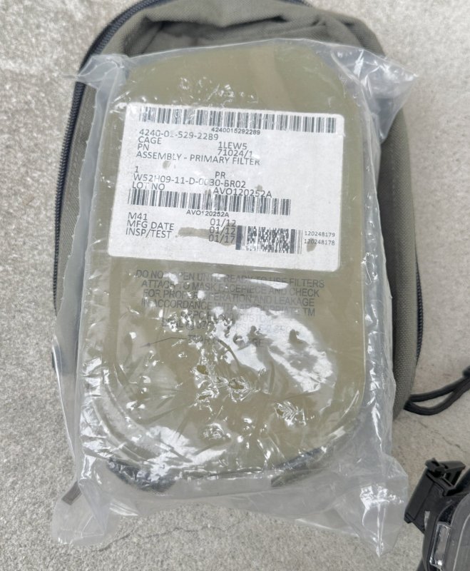 画像14: 米軍実物 M50 ガスマスク 官給品 MEDIUM (14)