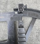 画像13: 米軍実物 MK19 40mm アジャスタブル リアサイト ブラケット (13)