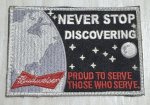 画像1: 米軍放出品 Budweiser 'Proud to Serve ベルクロ付き (1)