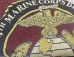 画像2: 米軍実物 USMC モニュメント ブランケット ラグ　タペストリー (2)