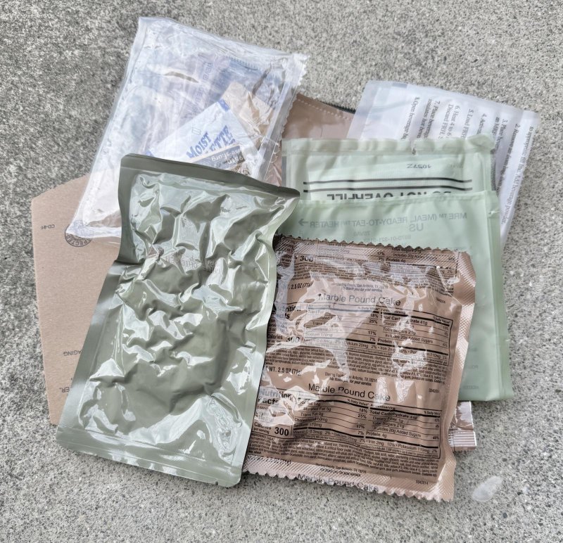 画像5: 米軍実物【SOPAKCO】MREレーション/戦闘食 MENU-12 ポーチ 2024年2月検 (5)