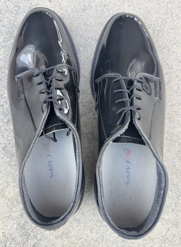 画像7: 米軍実物 CAPPS Enamel Service Shoes エナメル サービス シューズ (7)