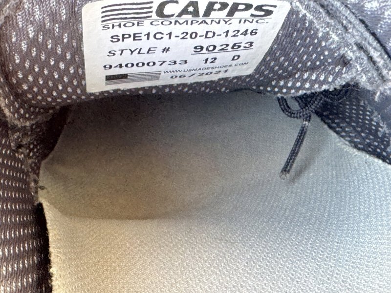 画像12: 米軍実物 CAPPS Enamel Service Shoes エナメル サービス シューズ (12)