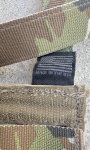 画像7: 米軍実物 EAGLE ユーティリティフラットポーチ スモール FR Molle Multicam Aircrew マルチカム  (7)