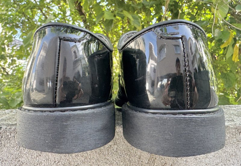 画像3: 米軍実物 CAPPS Enamel Service Shoes エナメル サービス シューズ (3)