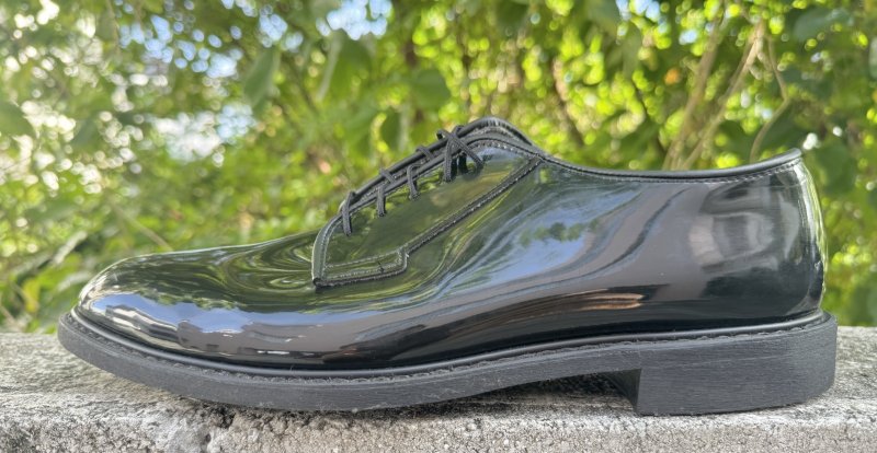 画像4: 米軍実物 CAPPS Enamel Service Shoes エナメル サービス シューズ (4)
