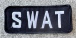 画像1: 米軍放出品 SWAT ワッペン ブラック (1)