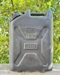 画像3: 米軍実物 WATER タンク　(プラスチック) ブラック　❷ (3)