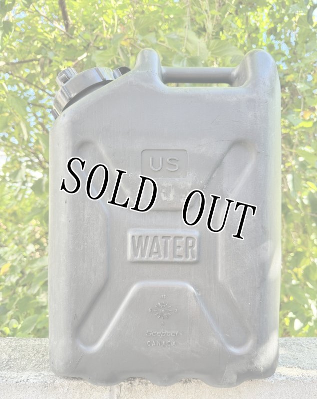 画像3: 米軍実物 WATER タンク　(プラスチック) ブラック　❷ (3)