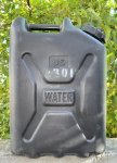 画像3: 米軍実物 WATER タンク　(プラスチック) ブラック　❸ (3)