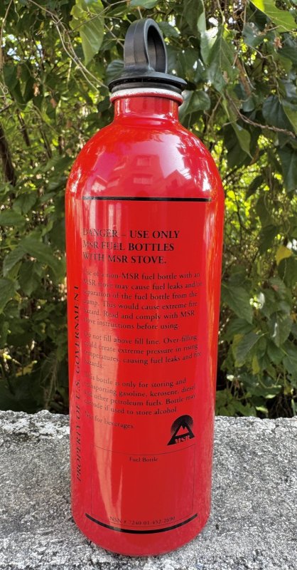 画像4: 海兵隊実物 軍用ガソリン MSR USMC 22oz 650ml フューエル ボトル マルチ燃料  (4)
