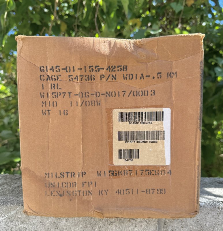 画像9: 米軍実物 ミリタリー テレフォン コム ワイヤー スプール DR8B WD1A 0.5キロメートル ウィズ RL39 スプール ホルダー アンド ストラップ (9)