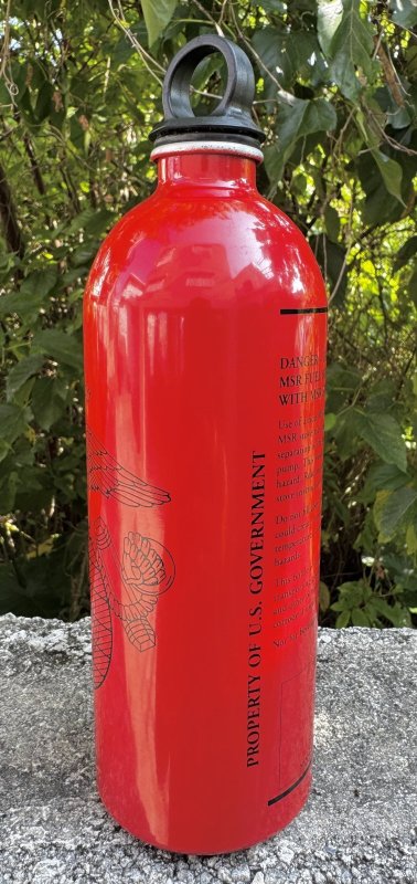 画像3: 海兵隊実物 軍用ガソリン MSR USMC 22oz 650ml フューエル ボトル マルチ燃料  (3)