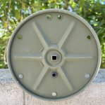 画像5: 米軍実物 ミリタリー テレフォン コム ワイヤー スプール DR8B WD1A 0.5キロメートル ウィズ RL39 スプール ホルダー アンド ストラップ (5)