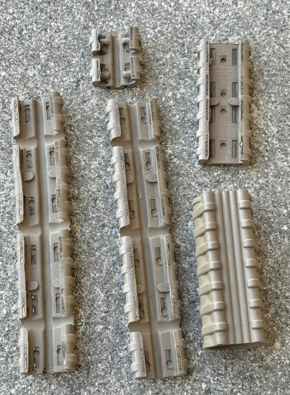 画像2: 米軍実物 MANTA DEFENSE製 レールカバーセット M27 IAR USMC (2)