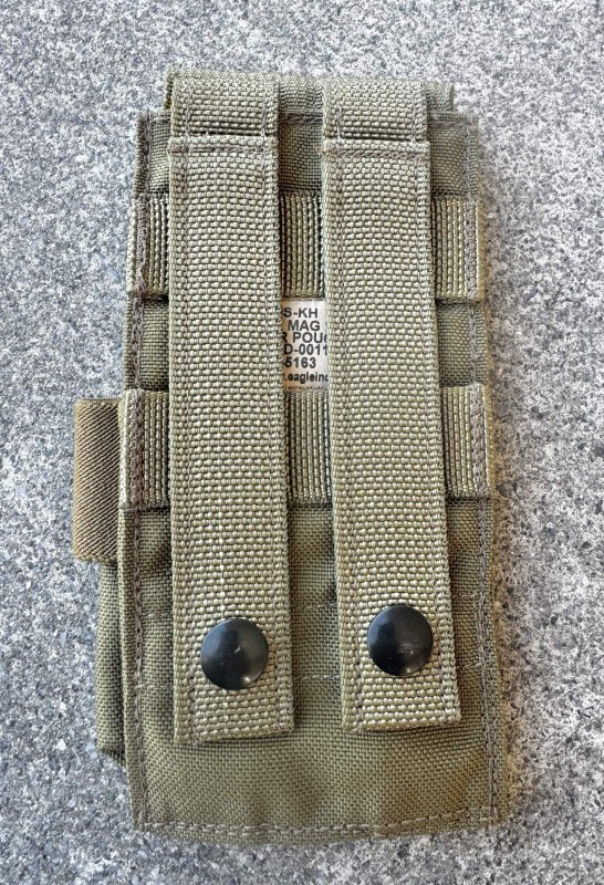 画像3: 米陸軍実物 EAGLE シングル M4/M16   マガジンポーチ SFLCS カーキ (3)