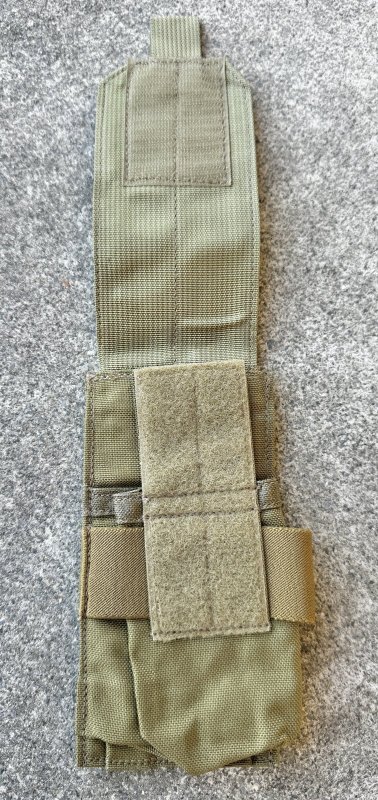 画像2: 米陸軍実物 EAGLE シングル M4/M16   マガジンポーチ SFLCS カーキ (2)