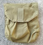 画像1: 米陸軍実物 EAGLE製 SFLCS MOLLE  ガスマスク ポーチ カーキ (1)