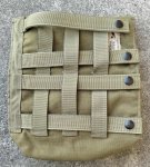 画像3: 米陸軍実物 EAGLE製 SFLCS MOLLE  ガスマスク ポーチ カーキ (3)