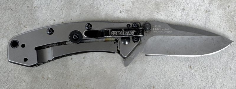 画像1: 米軍放出品 KERSHA CRYO 1555Ti カーショウ フォールディングナイフ  (1)